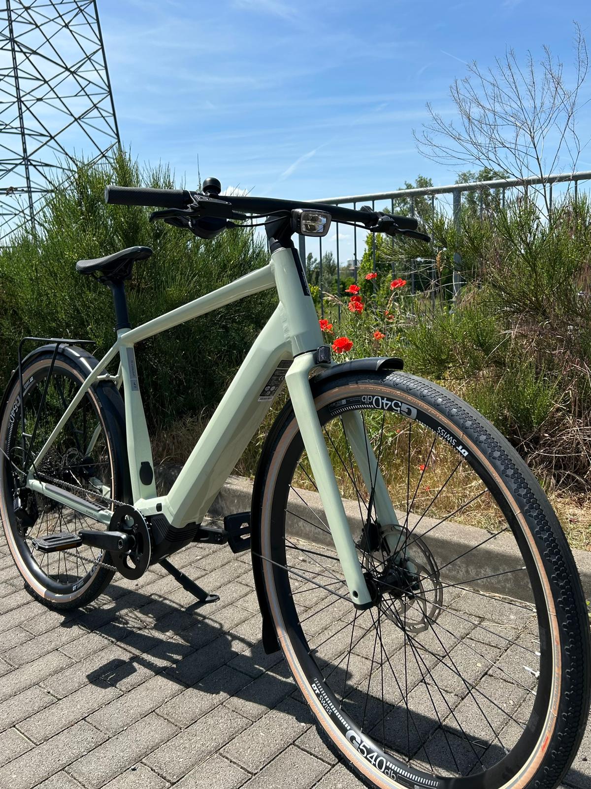 Hochwertige FLYER E-Bikes FLYER Upstreet SL 3.10 Gents Frosty
