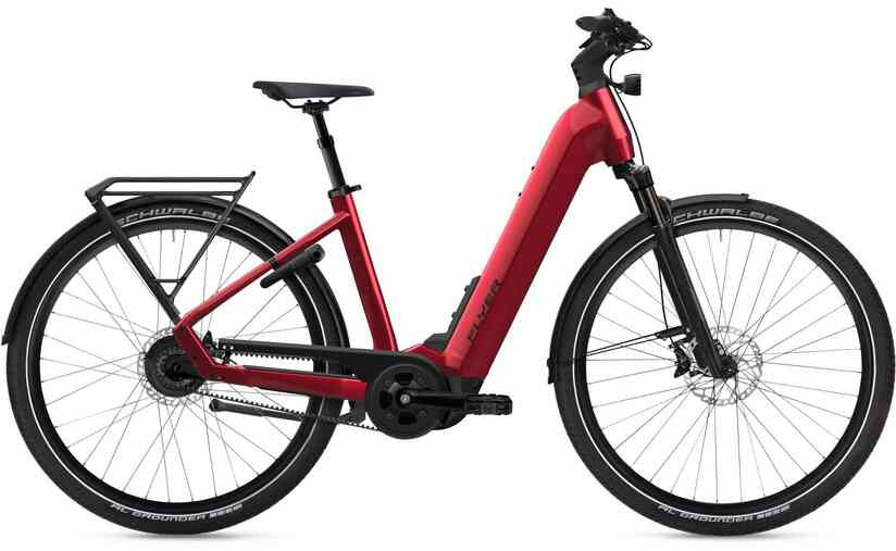 hochwertige elektrofahrräder Hochwertige FLYER E-Bikes Upstreet 7.23 Comfort Mercury Red Gloss – Fahrradliebe GbR