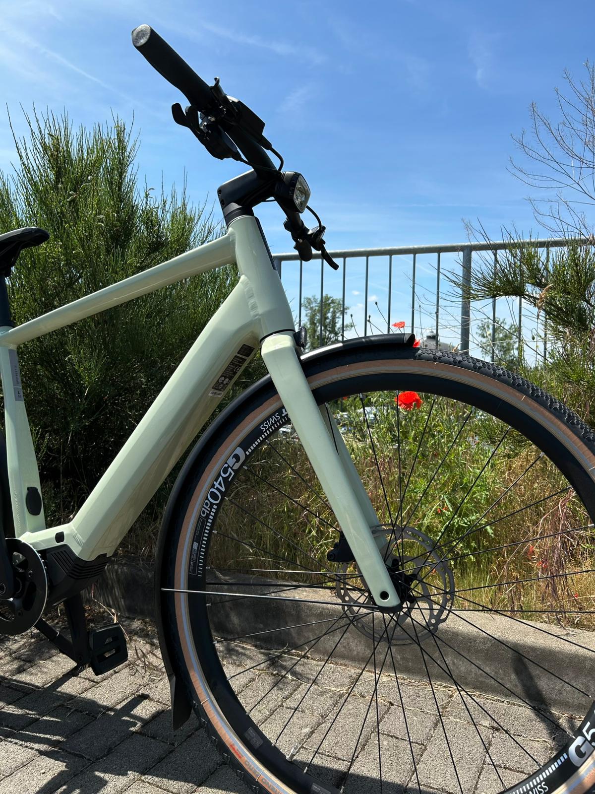Hochwertige FLYER E-Bikes FLYER Upstreet SL 3.10 Gents Frosty