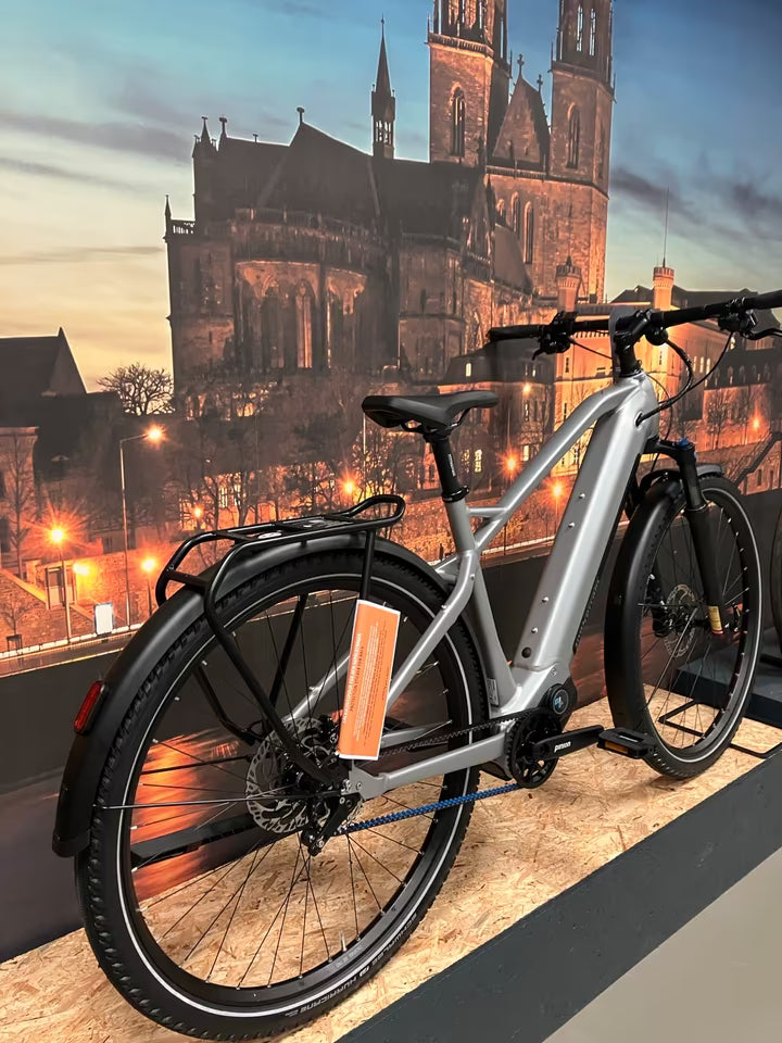 Tout Terrain Appia Select 4.1 – Premium E-Trekking-Bike mit Pinion-Antrieb und 700 Wh Akku Cromo Lucido Matt
