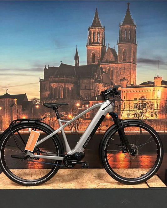 Tout Terrain Appia Select 4.1 – Premium E-Trekking-Bike mit Pinion-Antrieb und 700 Wh Akku Cromo Lucido Matt